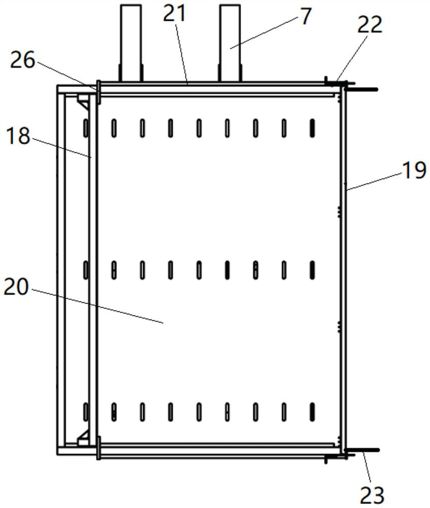 Stacking equipment of refrigerator for storing carcasses of animals dead of illness