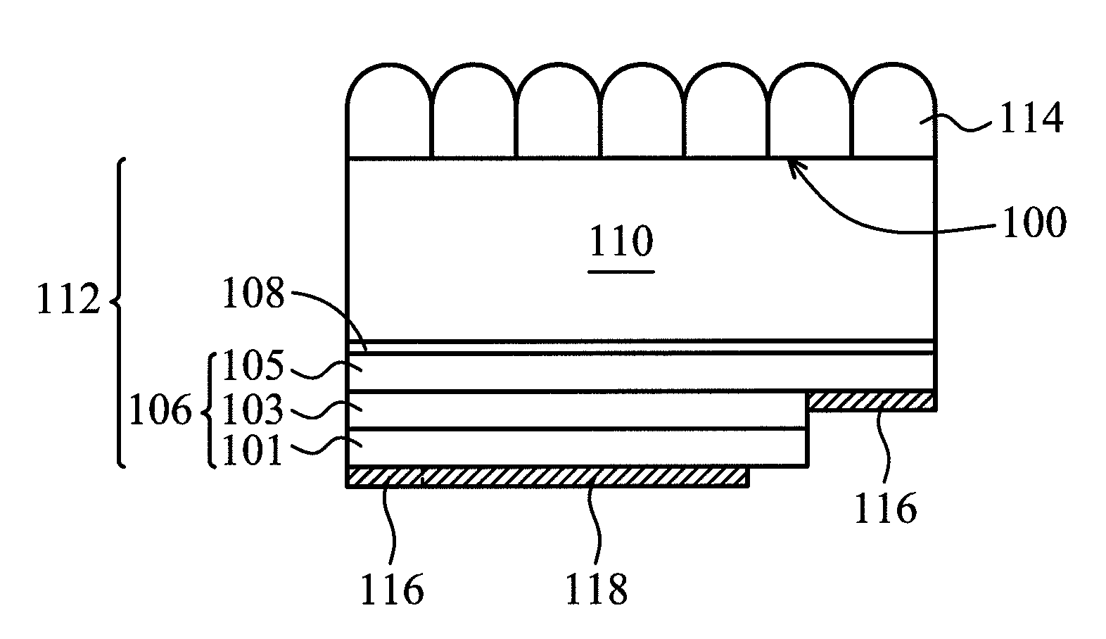 Light-emiting device chip with micro-lenses and method for fabricating the same