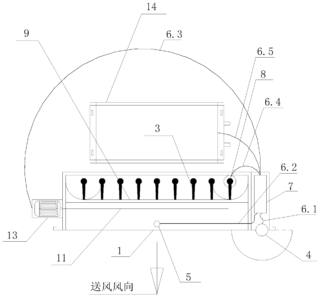 Air conditioner air outlet control system, air conditioning system and air conditioner regulation and control method