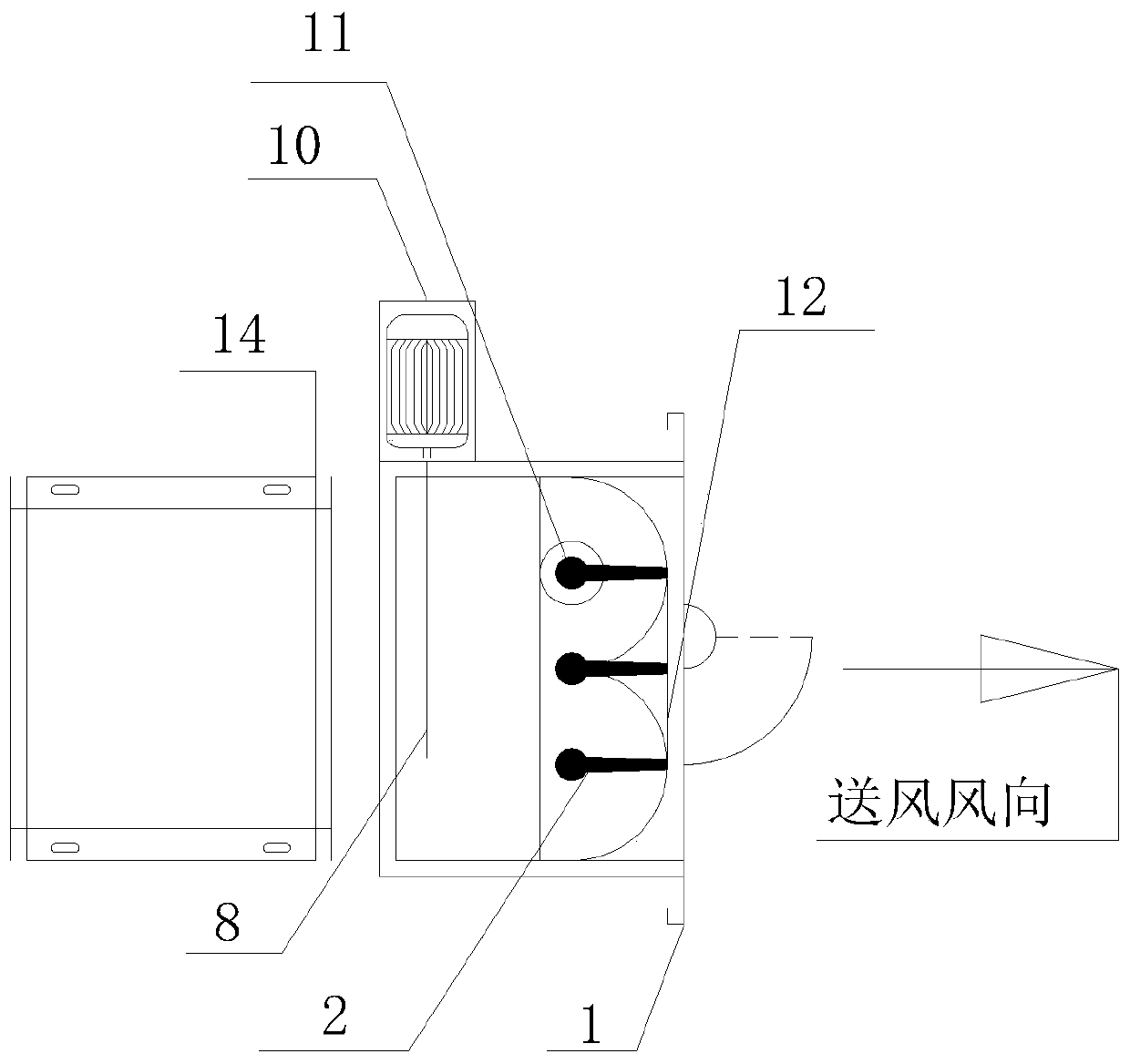 Air conditioner air outlet control system, air conditioning system and air conditioner regulation and control method