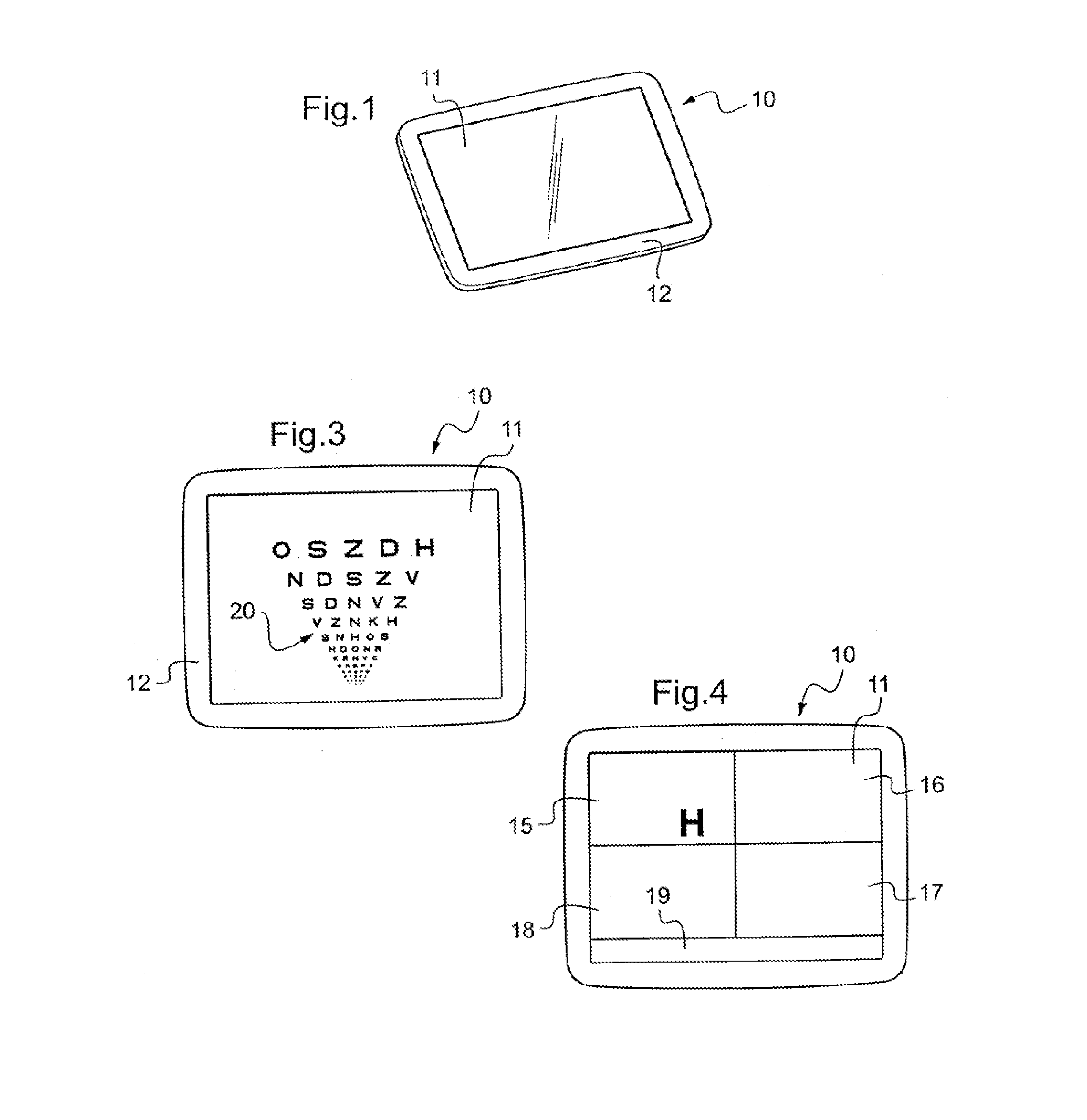 Device for determining a group of vision aids suitable for a person