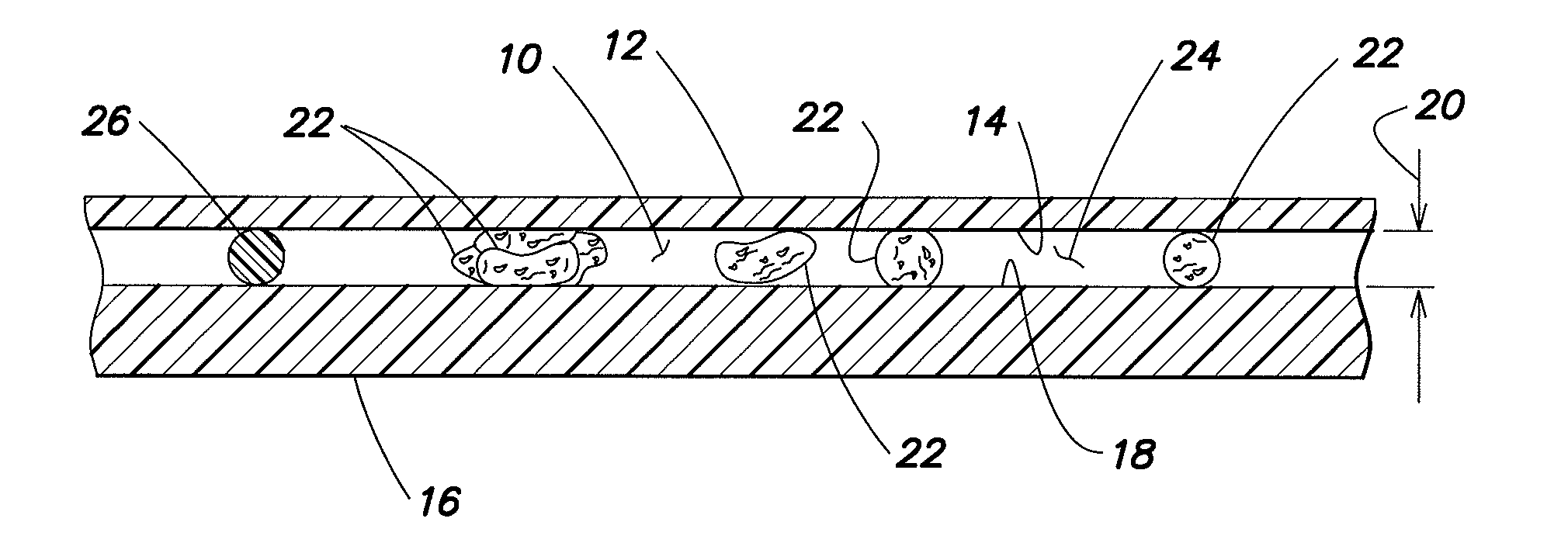 Method for measuring the area of a sample disposed within an analysis chamber