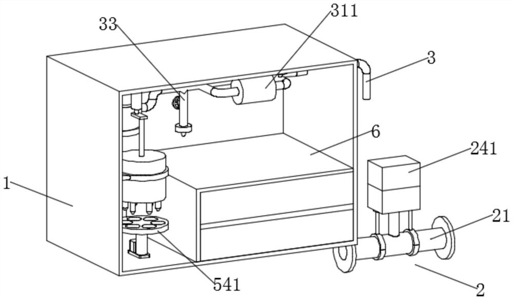 Plastic integrated pipe network water quality detection device