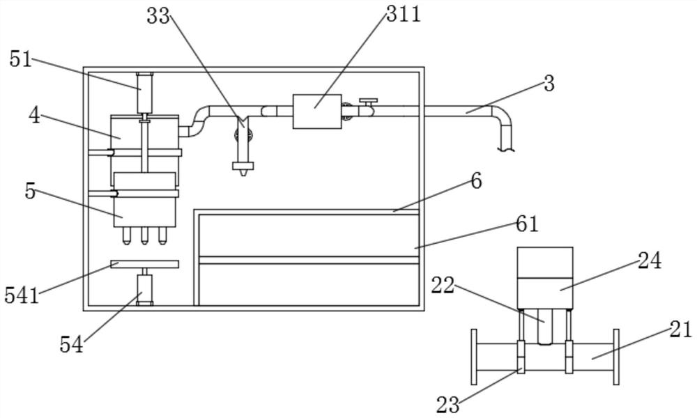 Plastic integrated pipe network water quality detection device