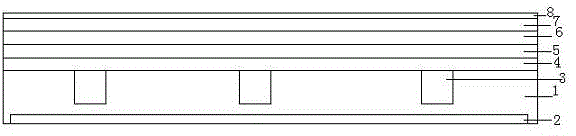 A pvc floor with sound-absorbing and elastic functions