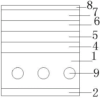 A pvc floor with sound-absorbing and elastic functions