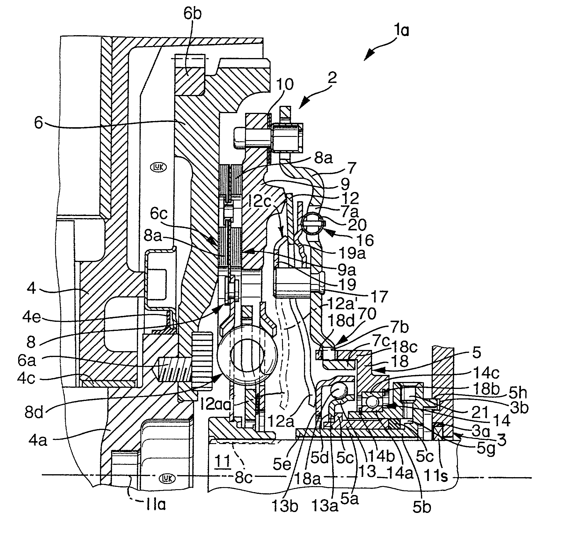 Power train for use in motor vehicles and the like