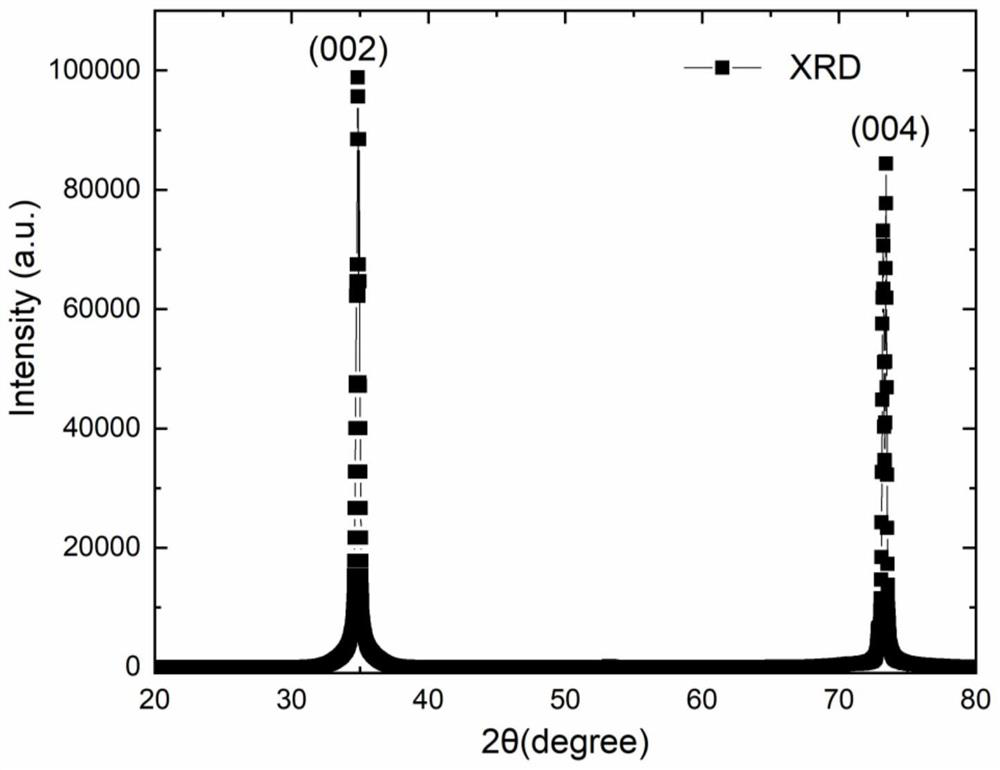 Preparation method of large-size flexible gallium nitride single crystal film