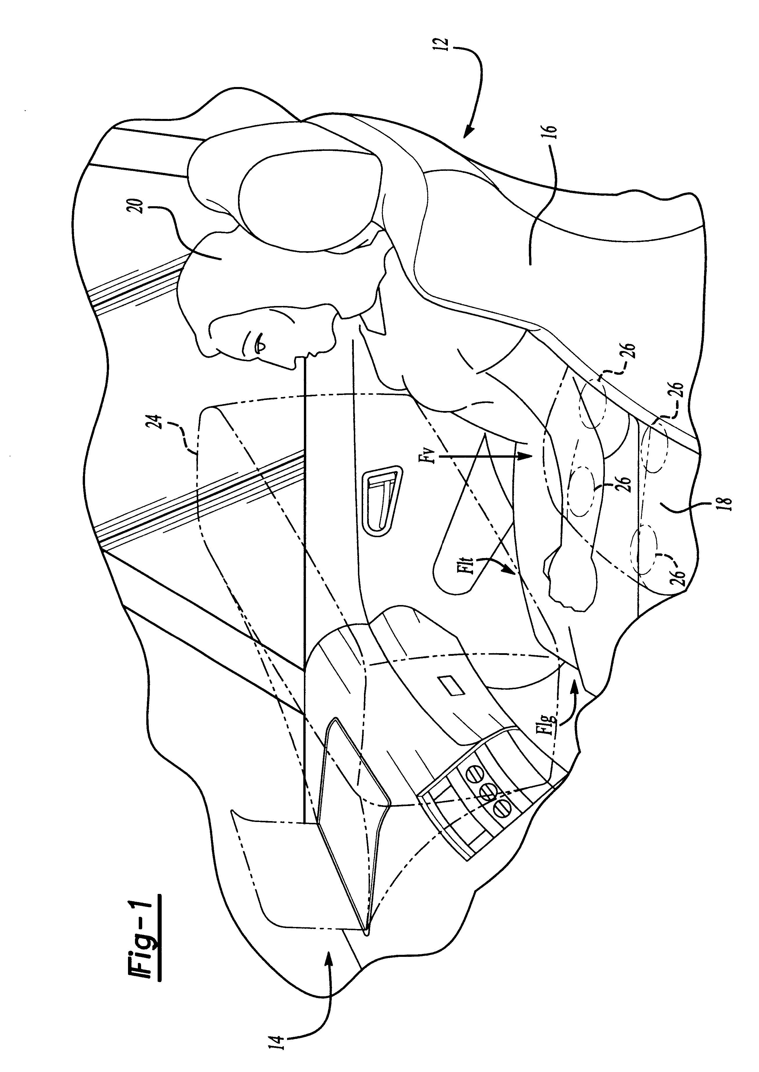 Method and apparatus for sensing seat occupant weight