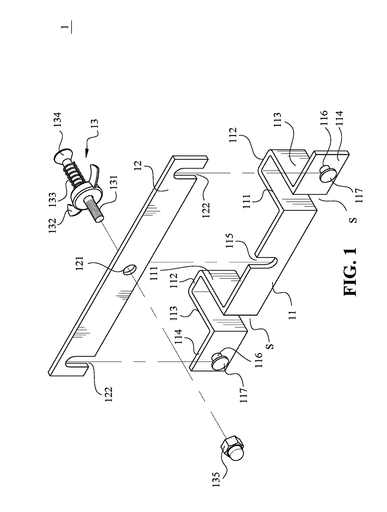 Fixing device for chairs