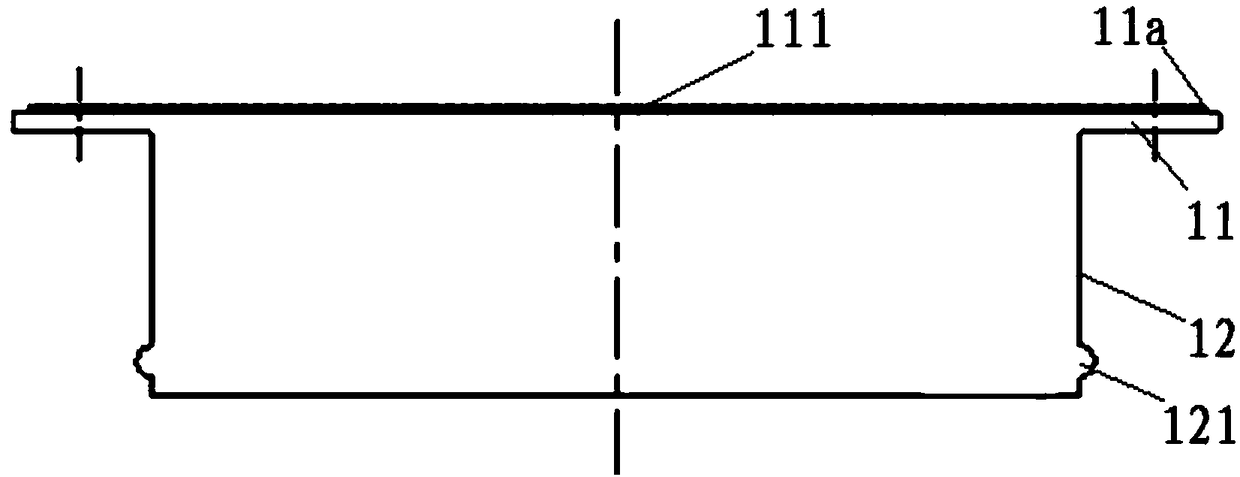 Cable pipeline structure for spacecraft ventilating duct and sealing method