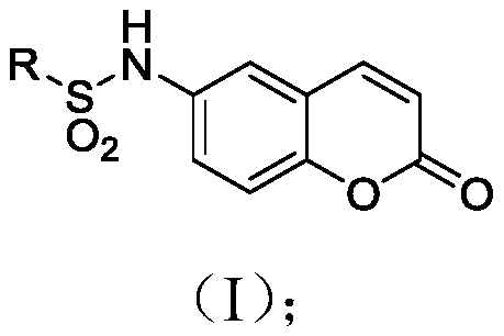 Coumarin compound and drug combination and preparation and application methods thereof