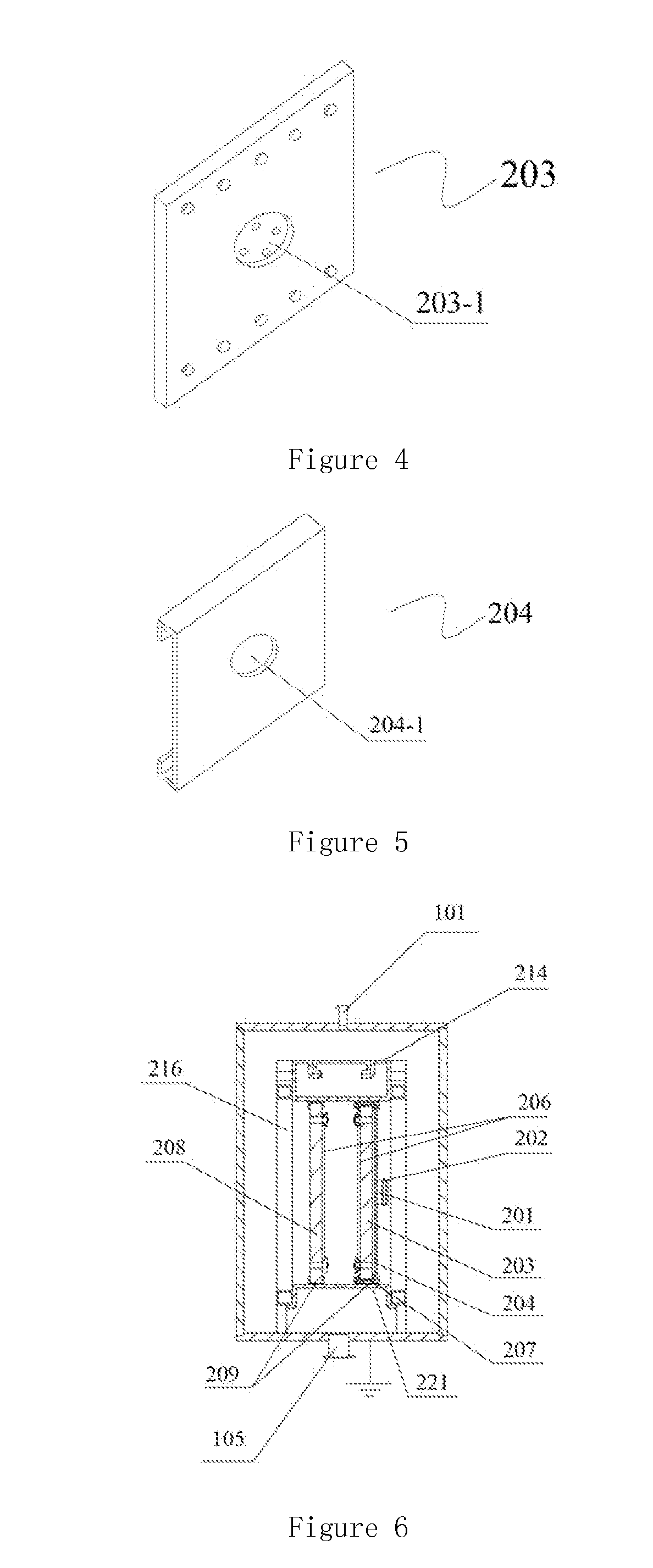 Surface feed-in electrodes for deposition of thin film solar cell and signal feed-in method thereof