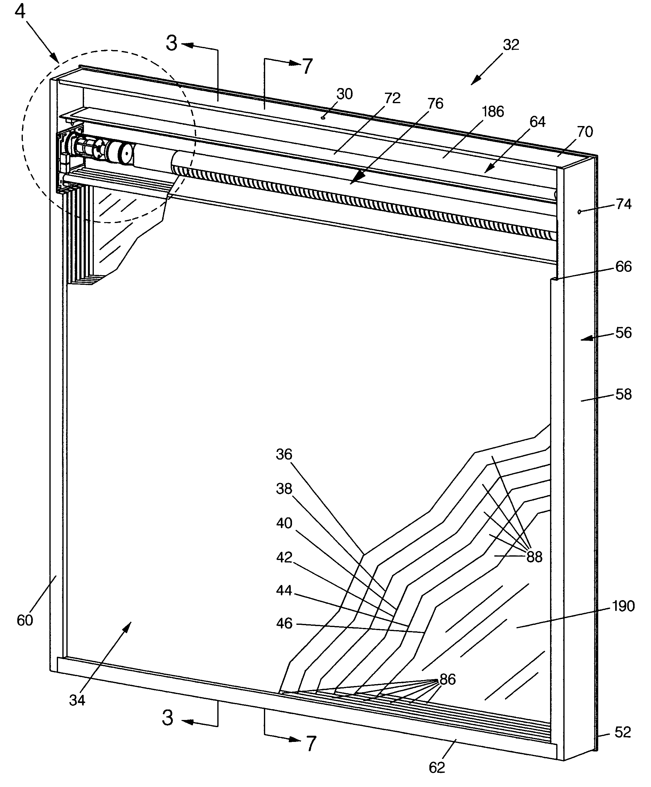 Multi-layered film window system