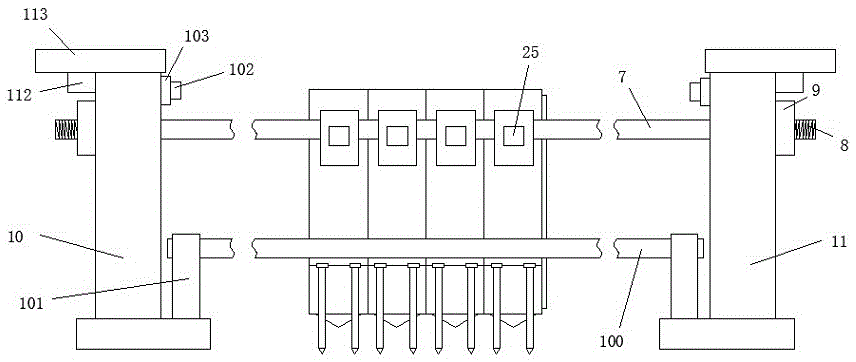 Novel revetment device used for building construction