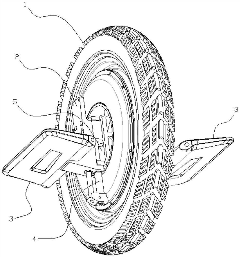 Air bag damping wheelbarrow