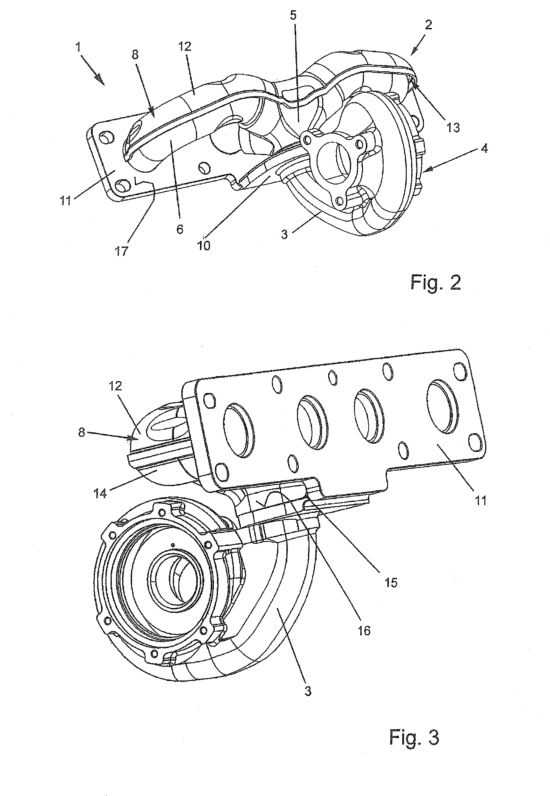 Exhaust gas system