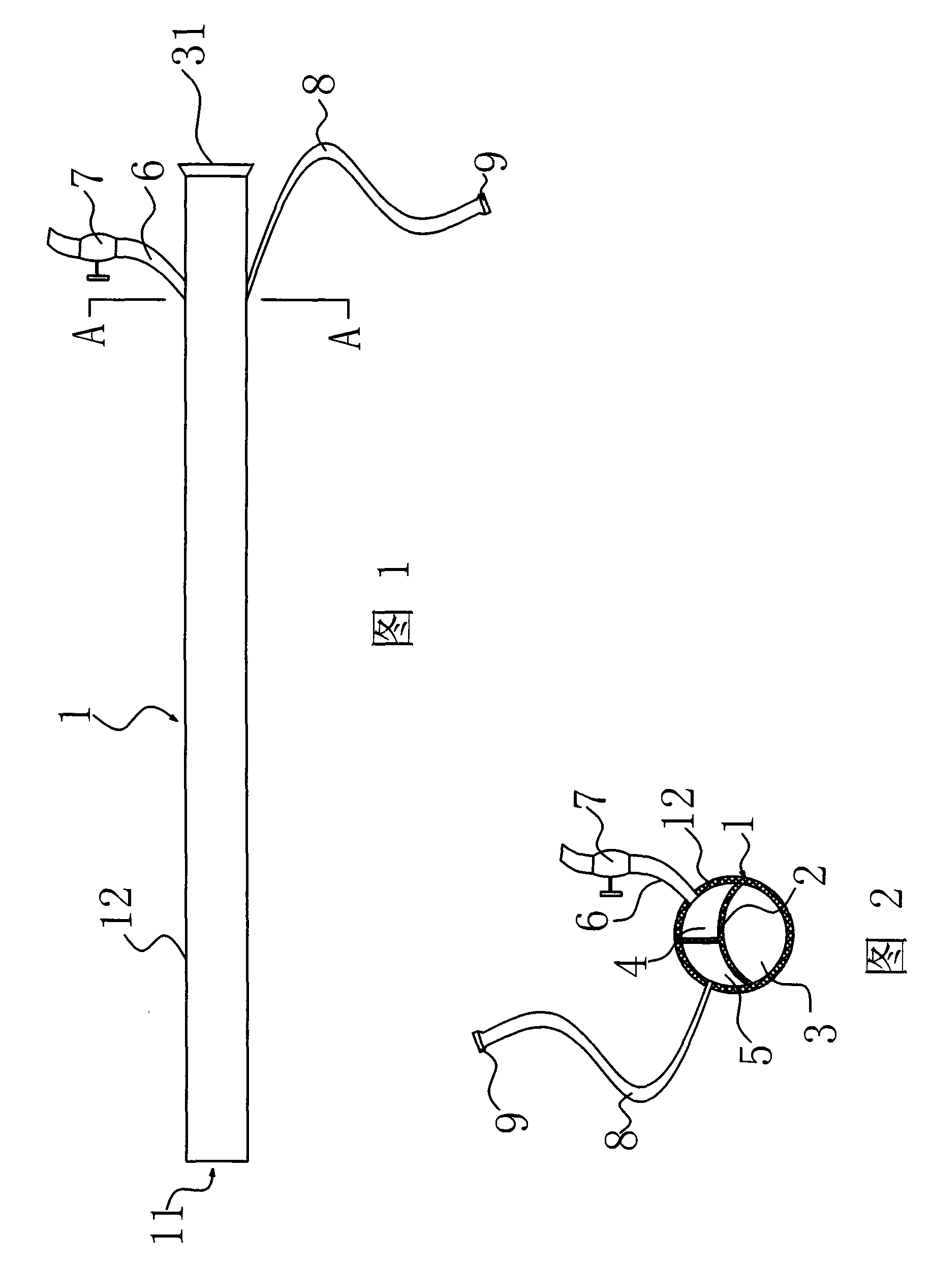 Choledochoscope gallbladder-protecting gallstone-taking sheath