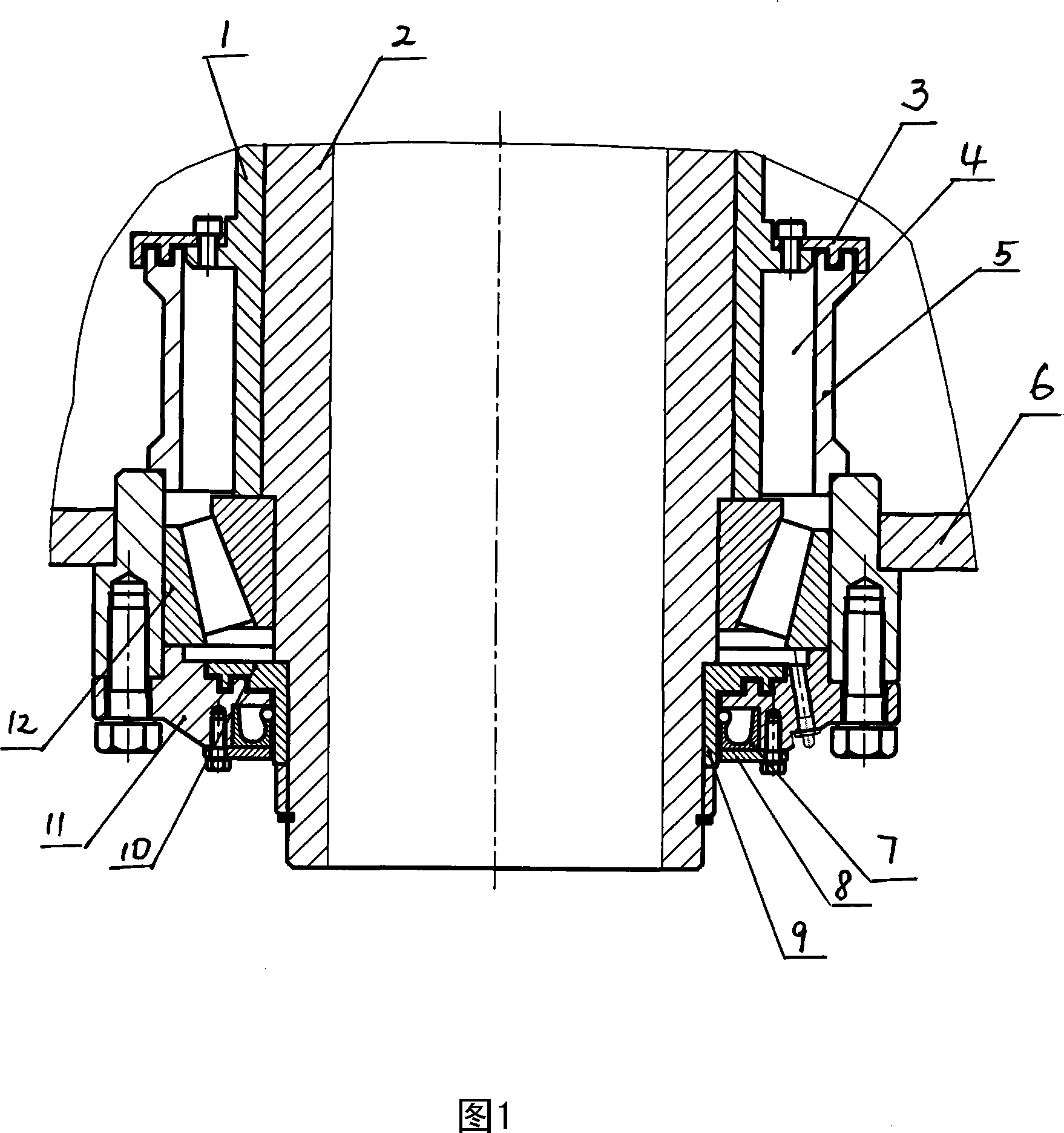 Full hydraulic rock core drilling machine unit head