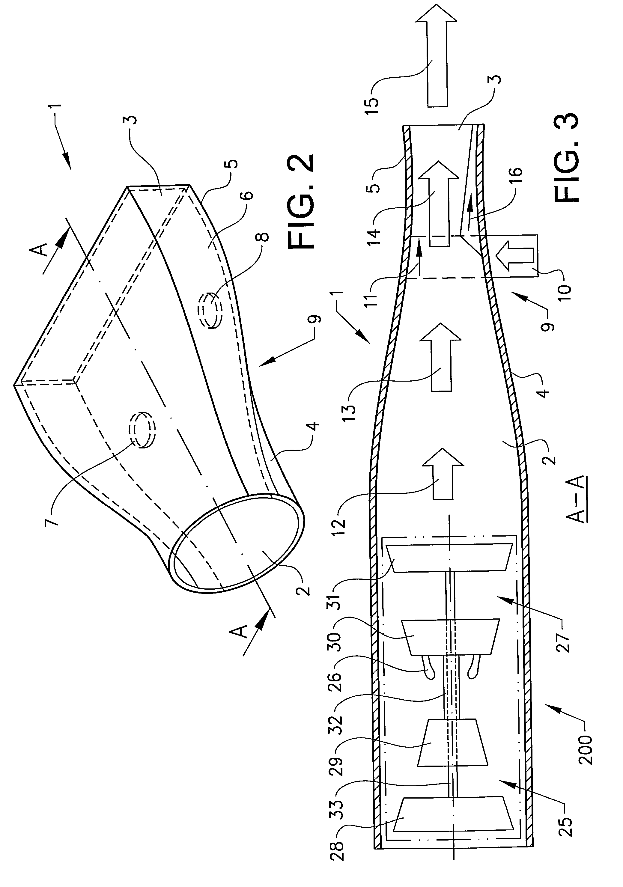 Outlet nozzle for a jet engine, an aircraft comprising the outlet nozzle and a method for controlling a gas flow from the jet engine