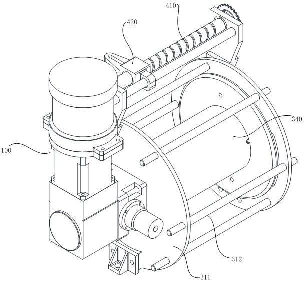 Deep-sea winding and unwinding cable cart