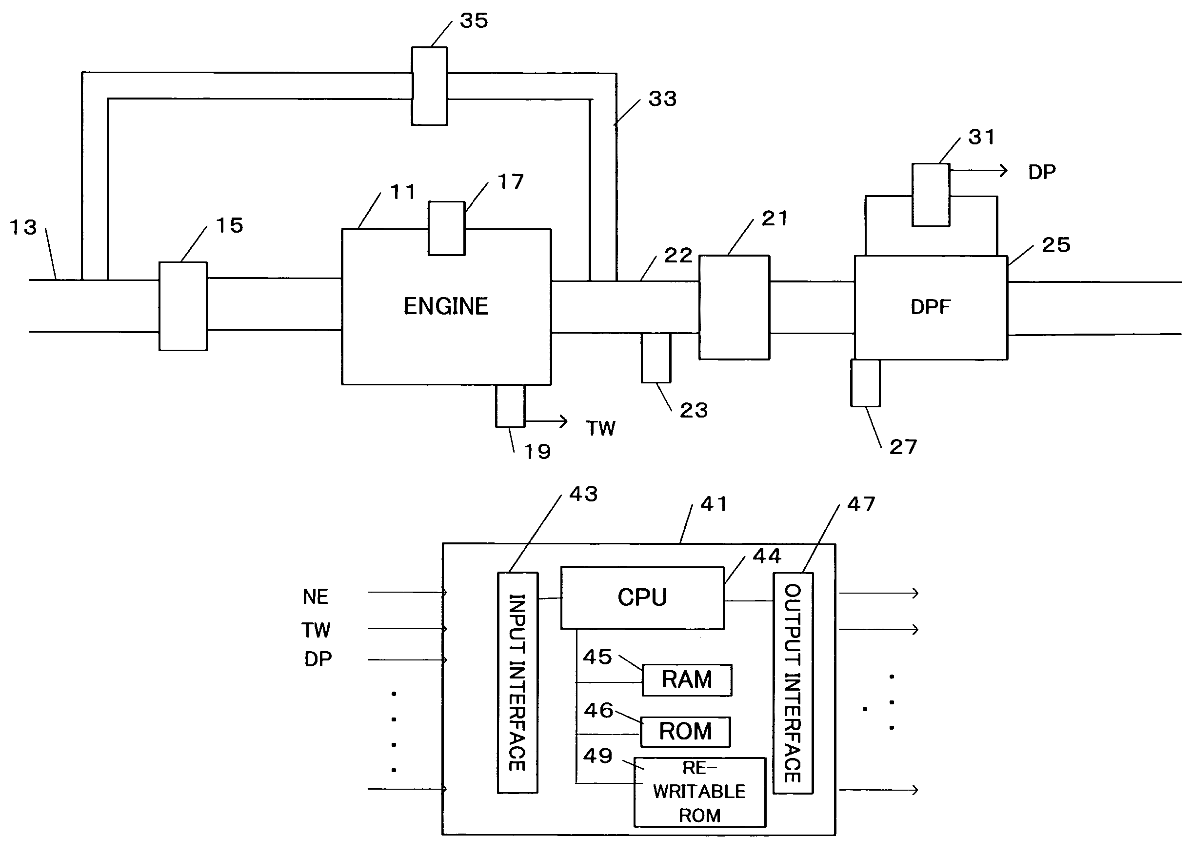 Exhaust gas temperature sensor inspecting apparatus