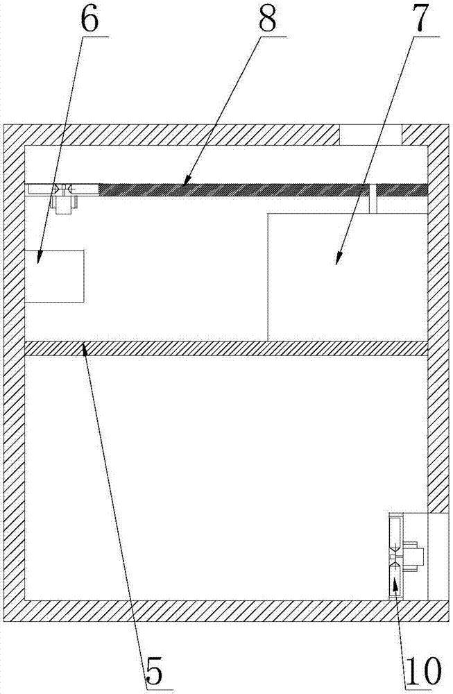 Combined type high anti-collision floor sweeping robot