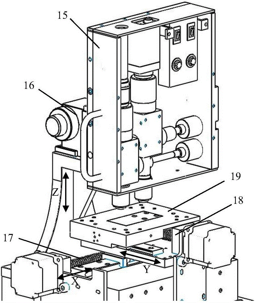 White light interference and laser scanning-based morphology measurement device