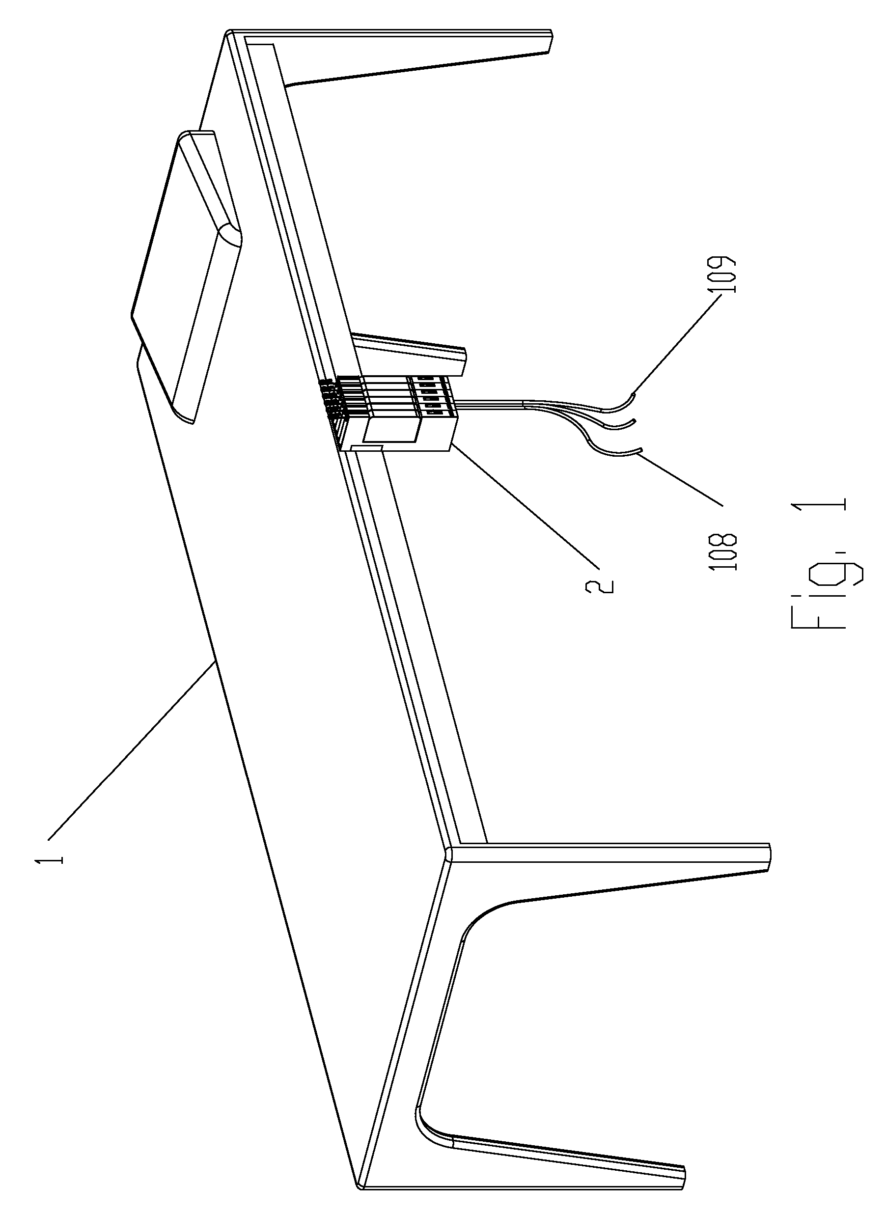 ECG cable management system