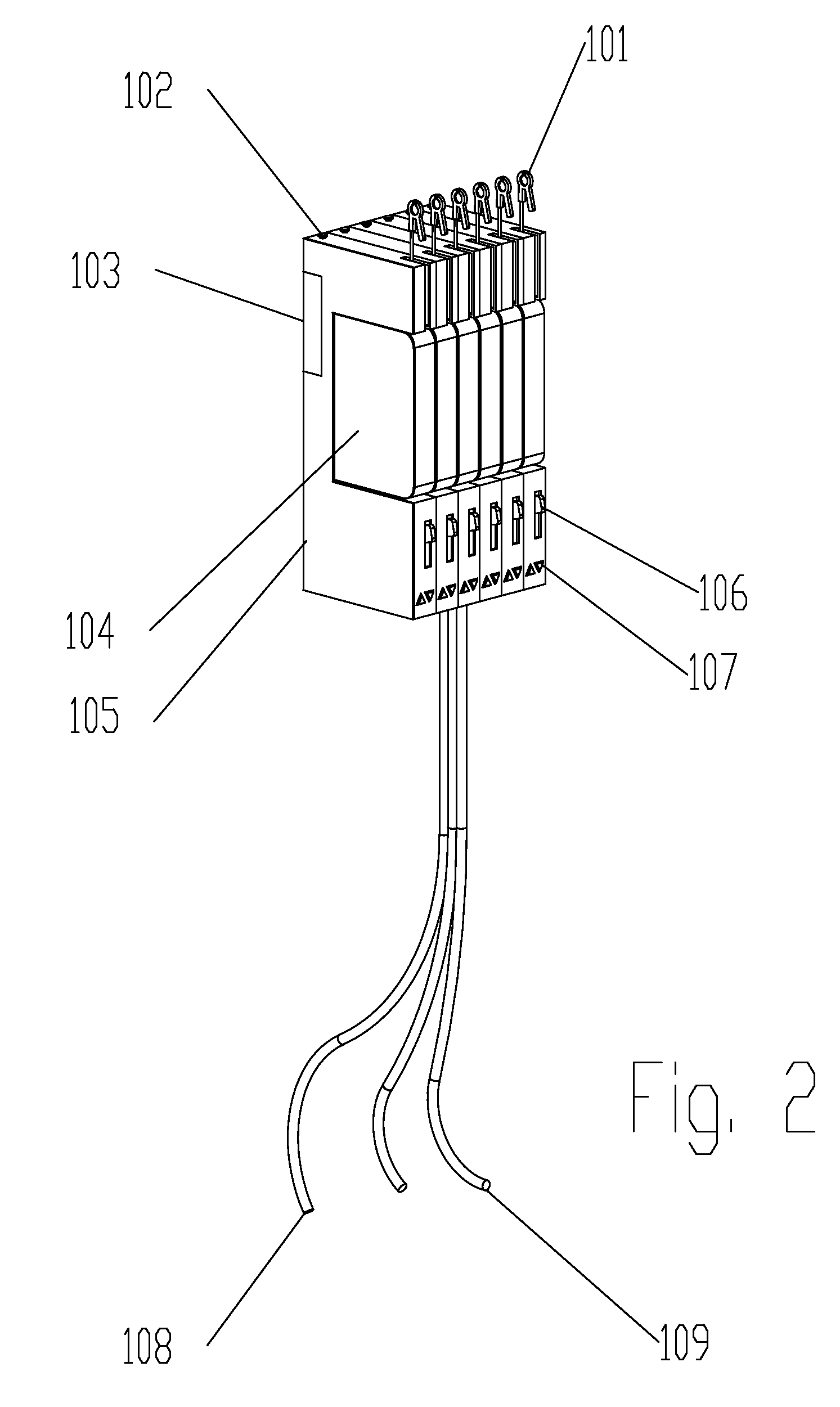 ECG cable management system