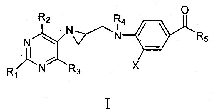 Preparation and application of tetrahydrofolic acid ring-opened analogs with aziridine structure