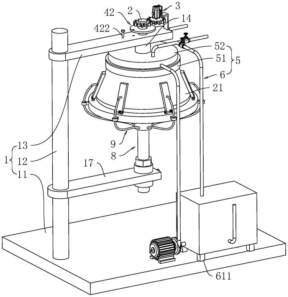 Continuous flow centrifugal device