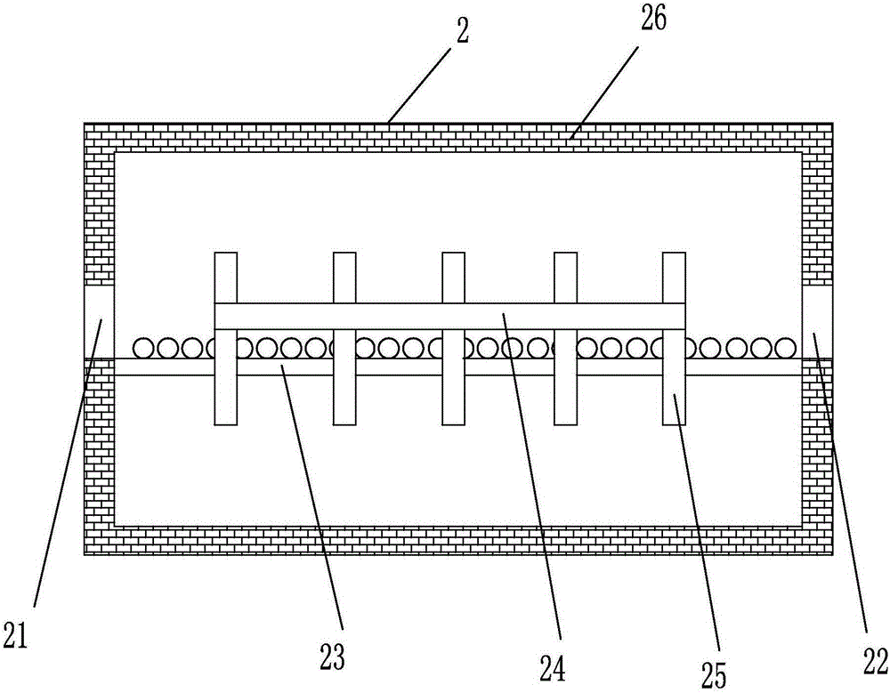 Toughening furnace for manufacturing tempered glass