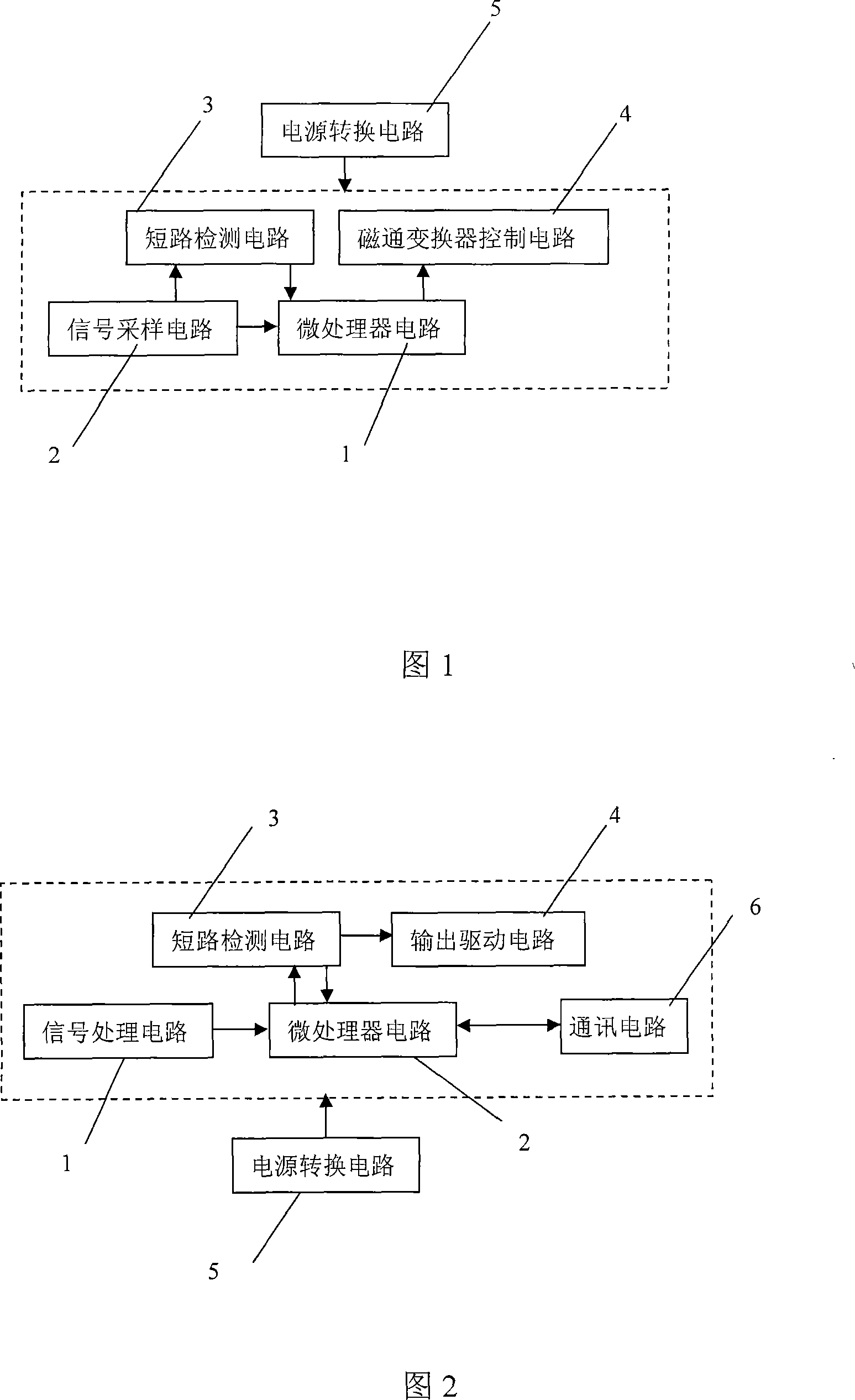 A control and protective circuit on control and protective switch electric apparatus