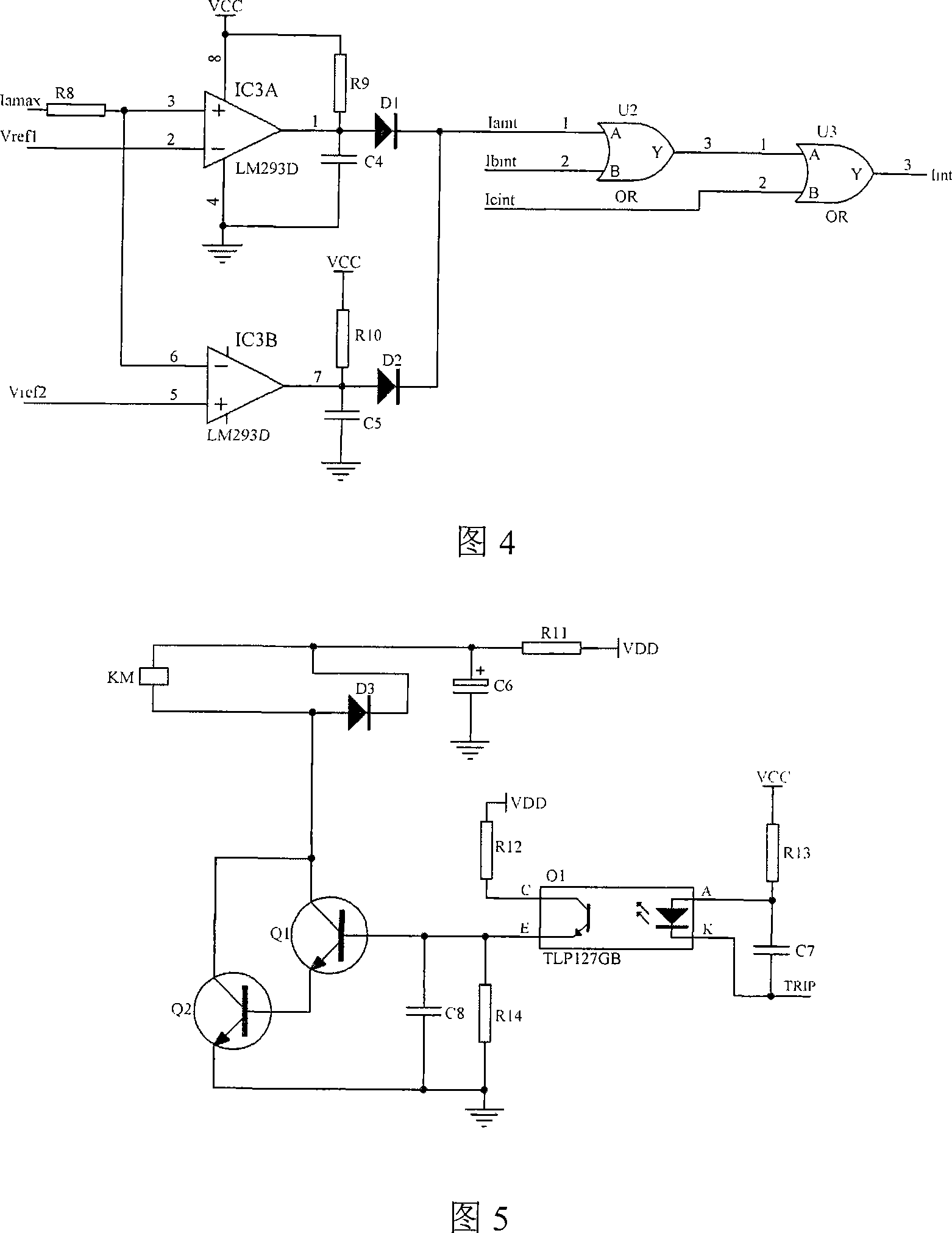 A control and protective circuit on control and protective switch electric apparatus