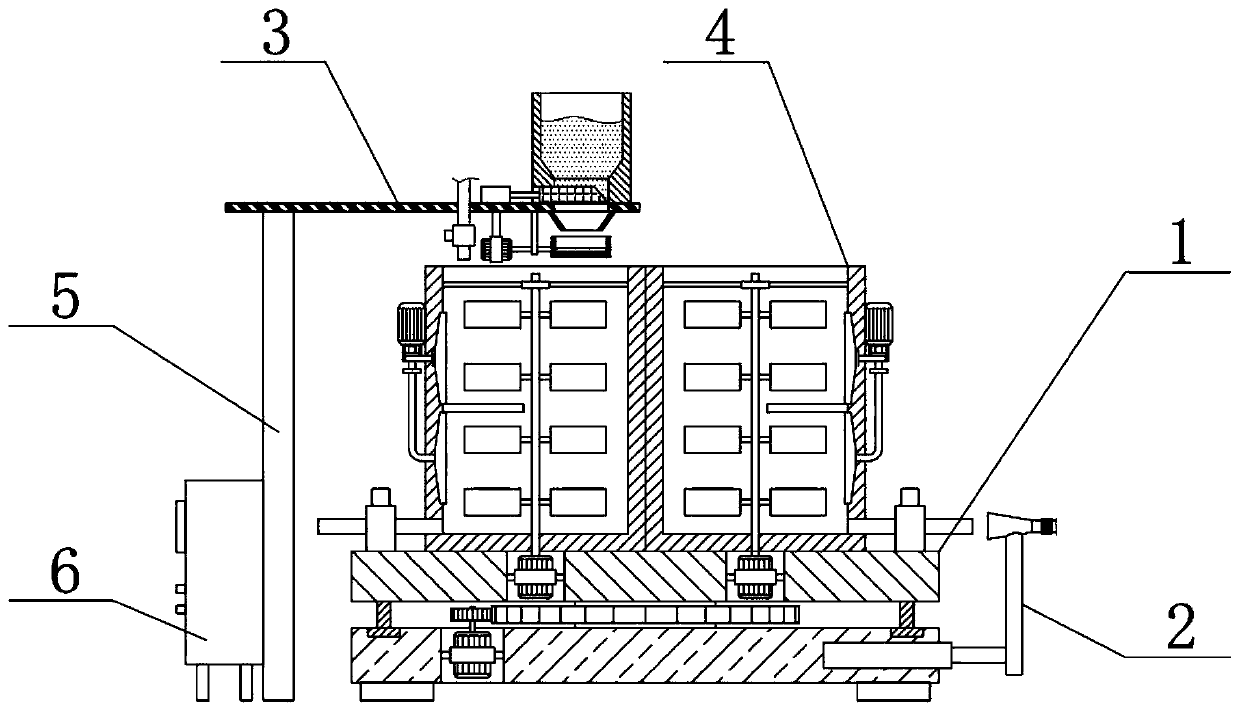 Fertilizer proportioning apparatus for agricultural production, and use method thereof