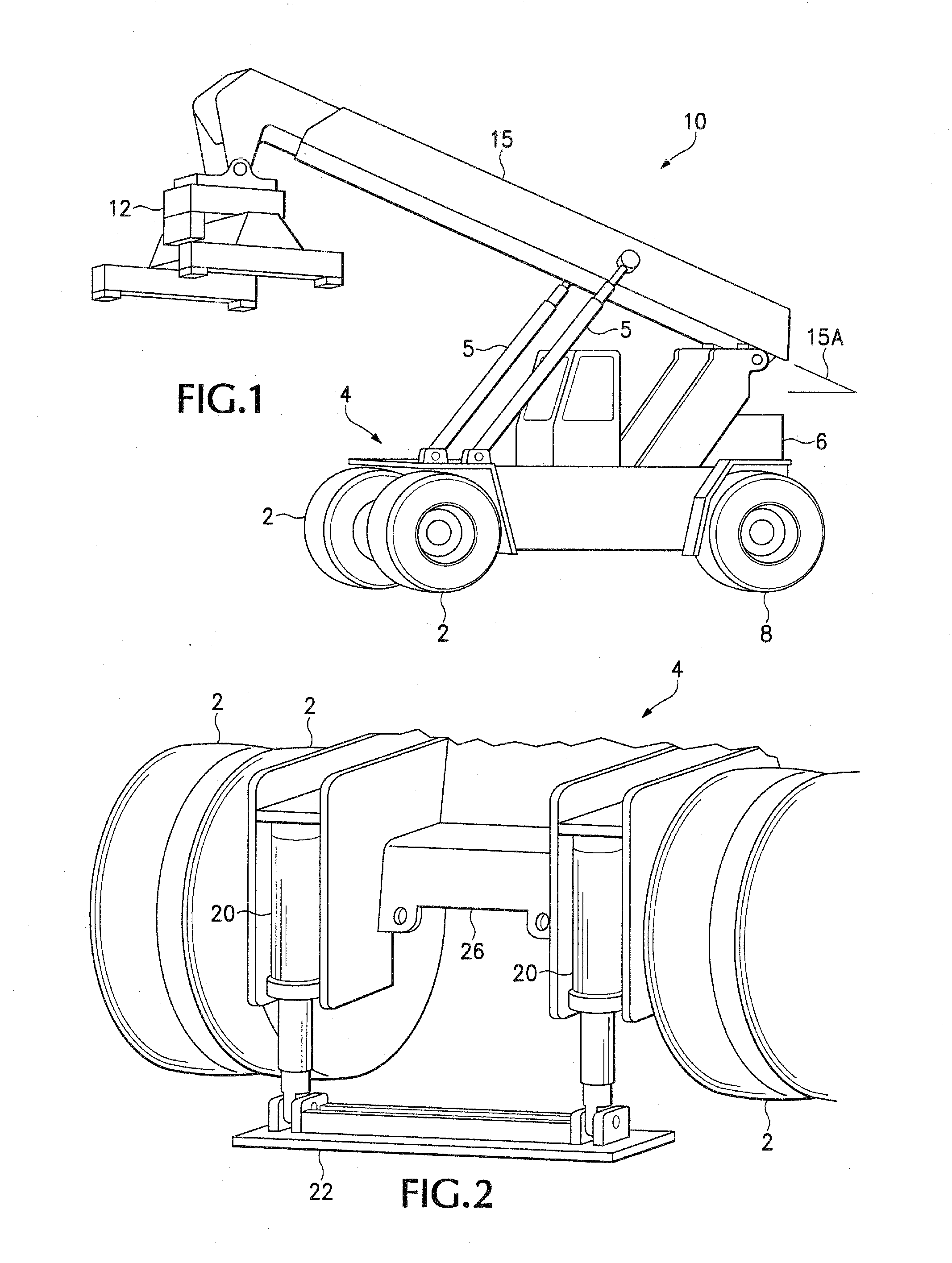 Load controlled stabilizer system