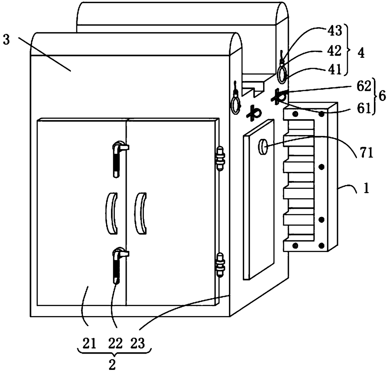 High-rise fire self-rescue device