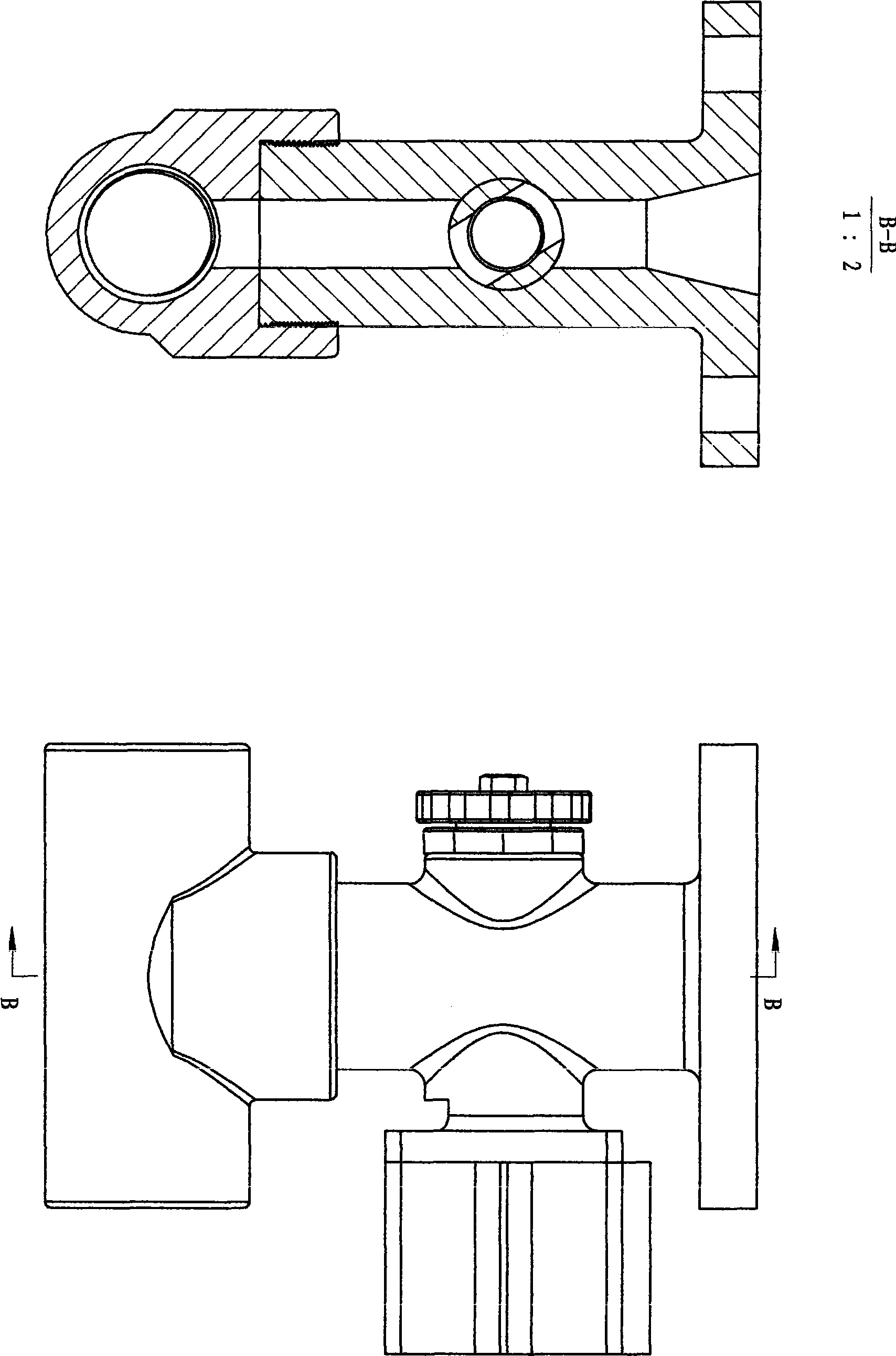 Radially regulating sandblasting valve with long life