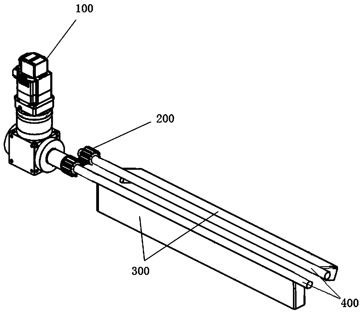 Powder spreading device and 3D printing apparatus