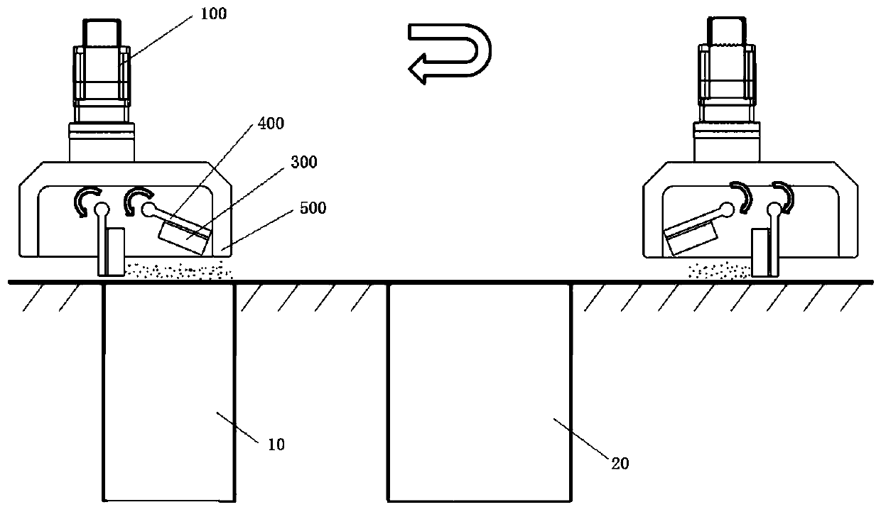 Powder spreading device and 3D printing apparatus