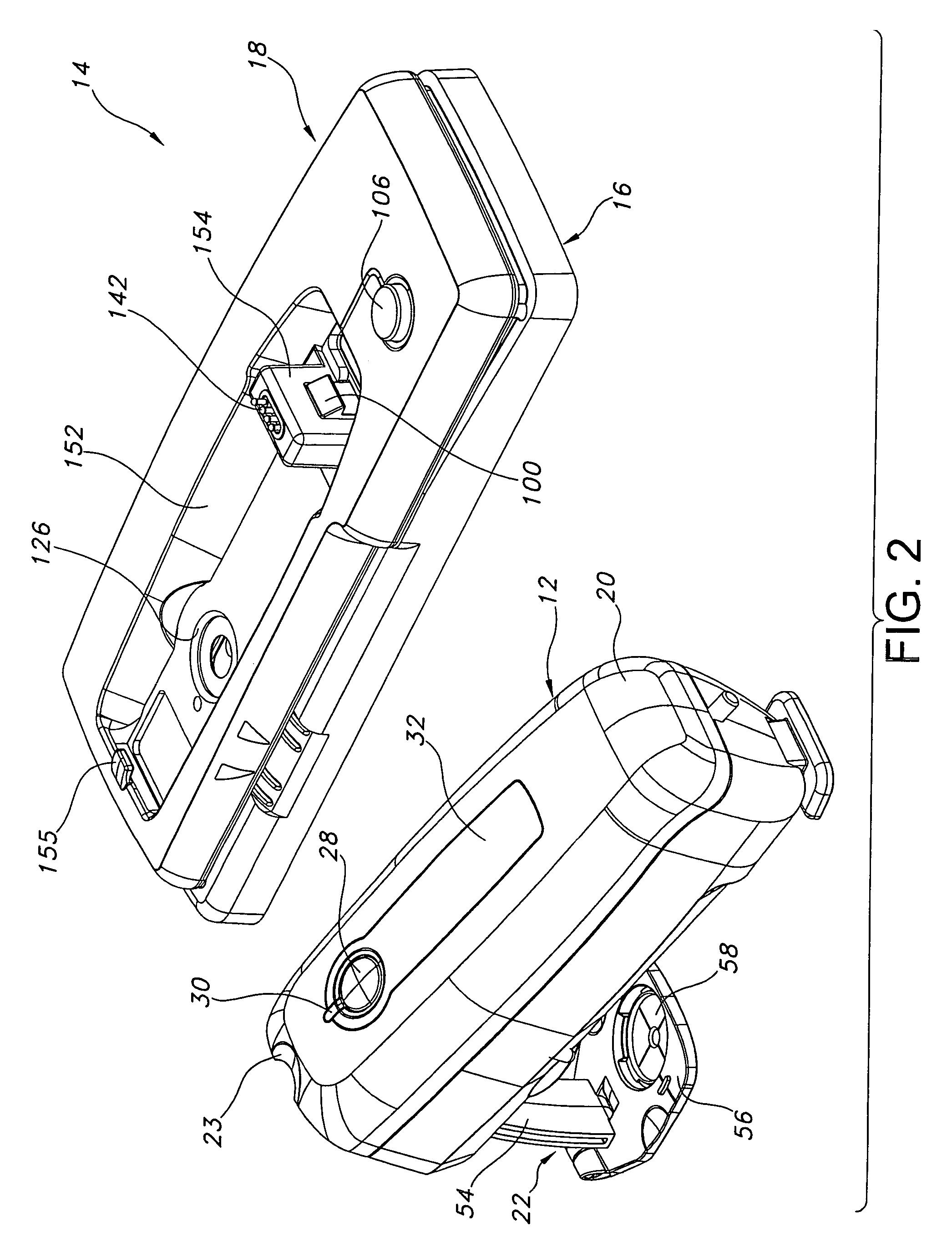 Color measurement instrument capable of both strip reading and spot reading