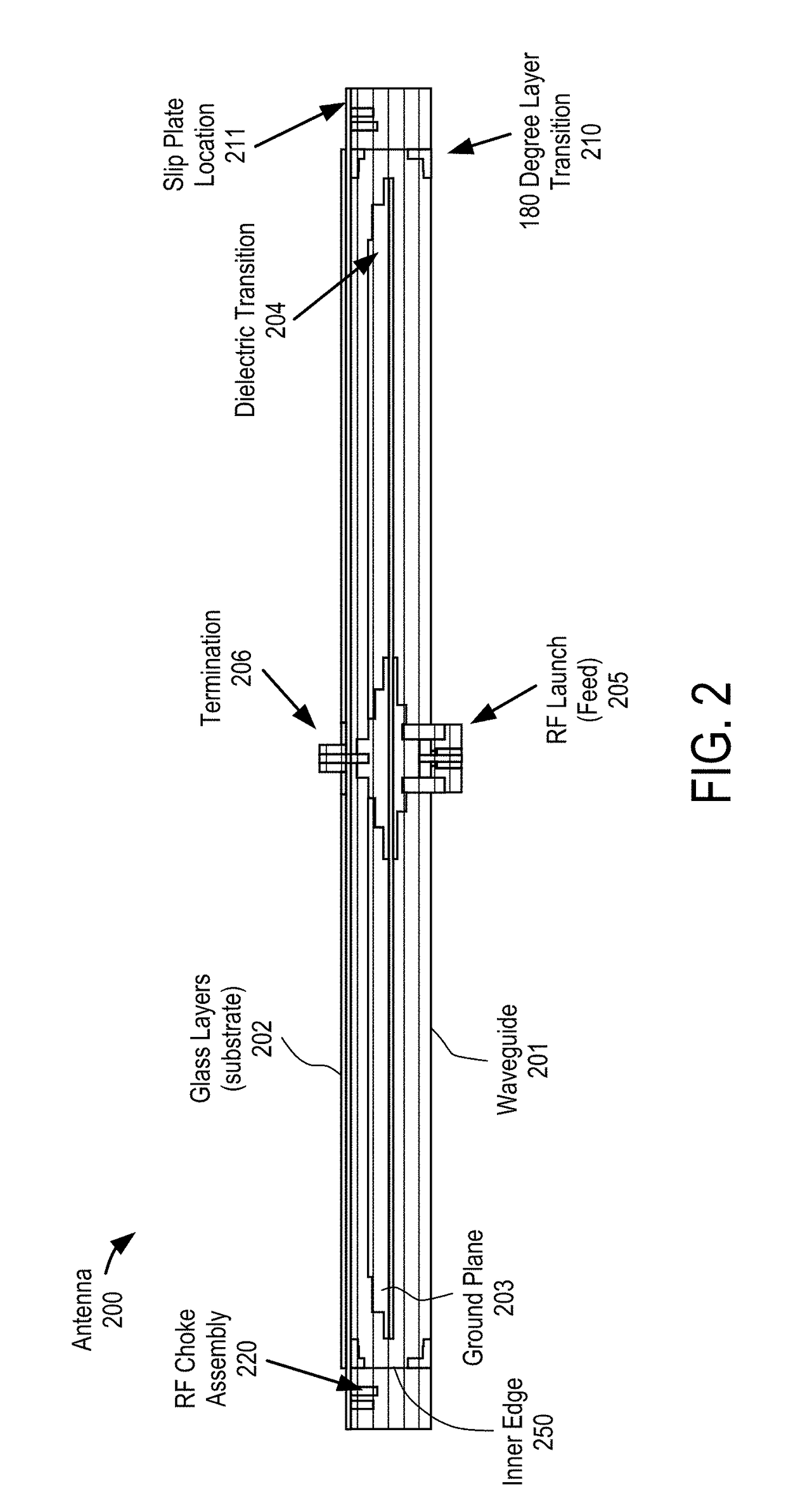 Antenna aperture with clamping mechanism