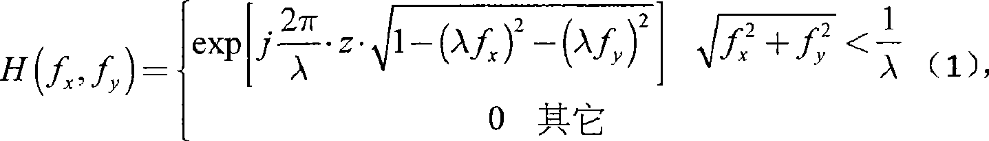 All phase modulation method three-dimensional complex light field