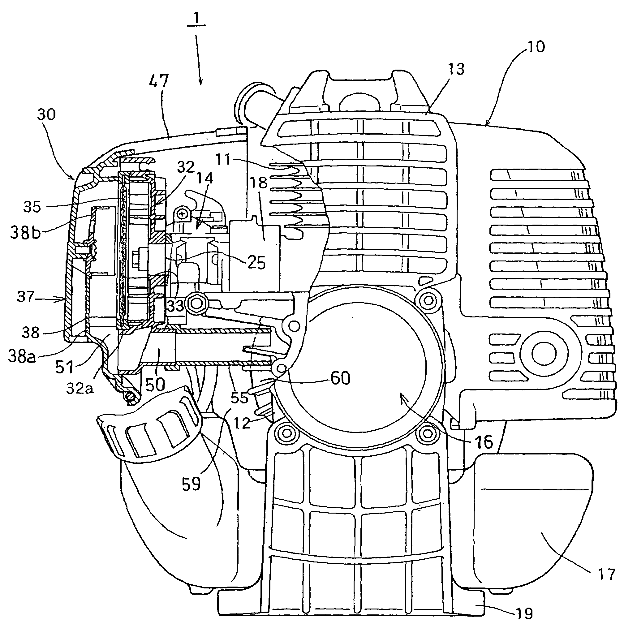 Portable power working machine