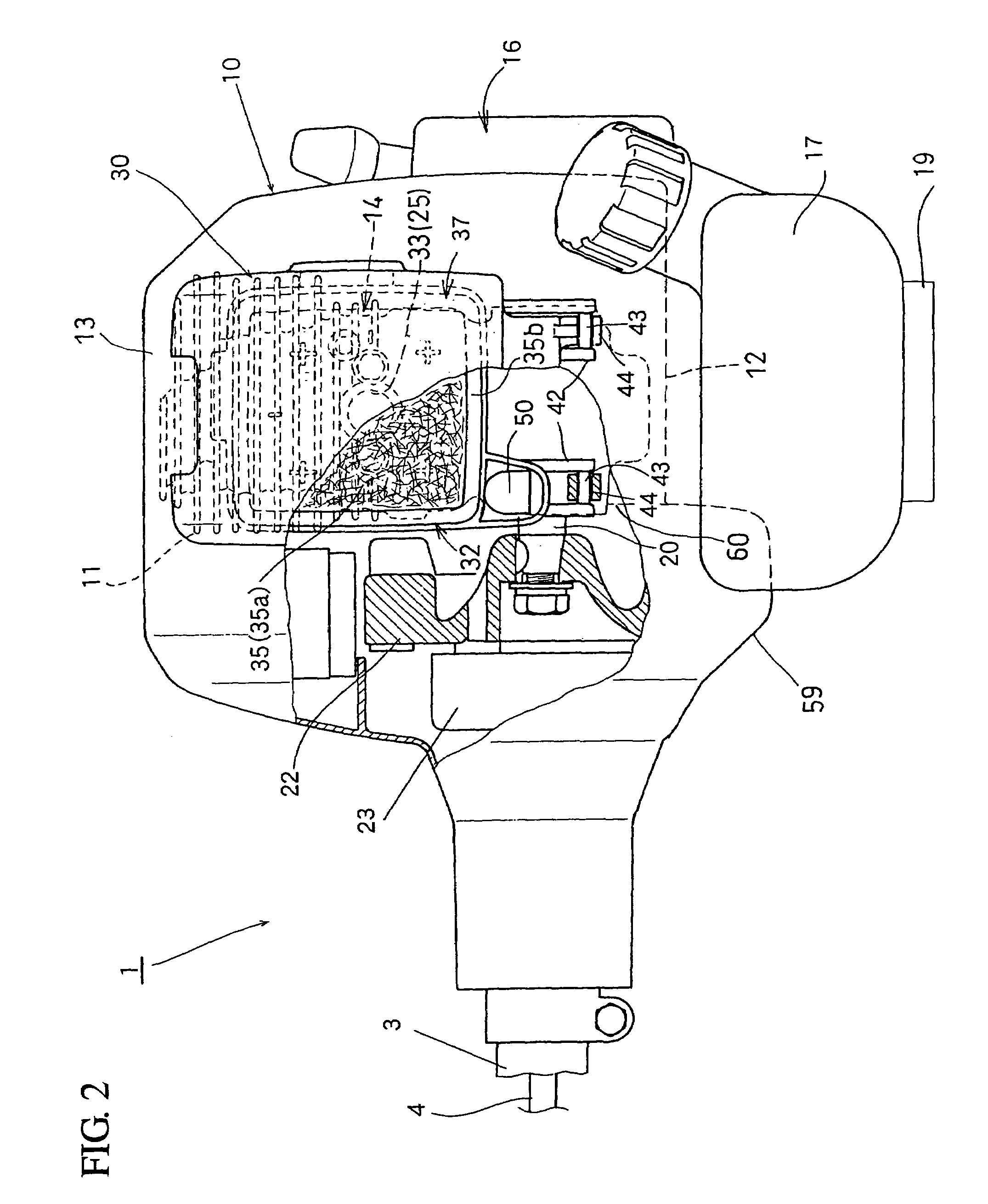 Portable power working machine