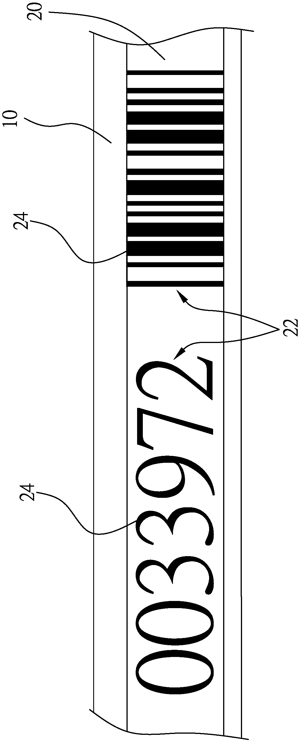 Wafer tray marking method and structure thereof