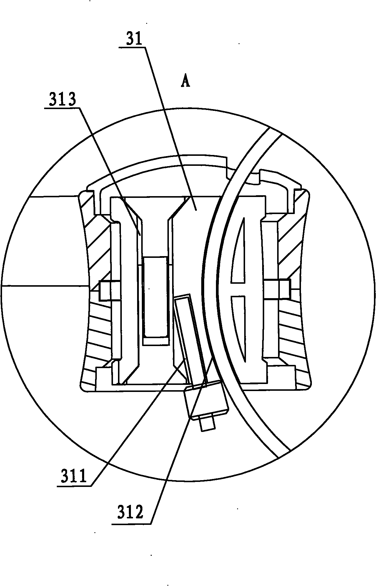 Liquid crystal display desktop installation device