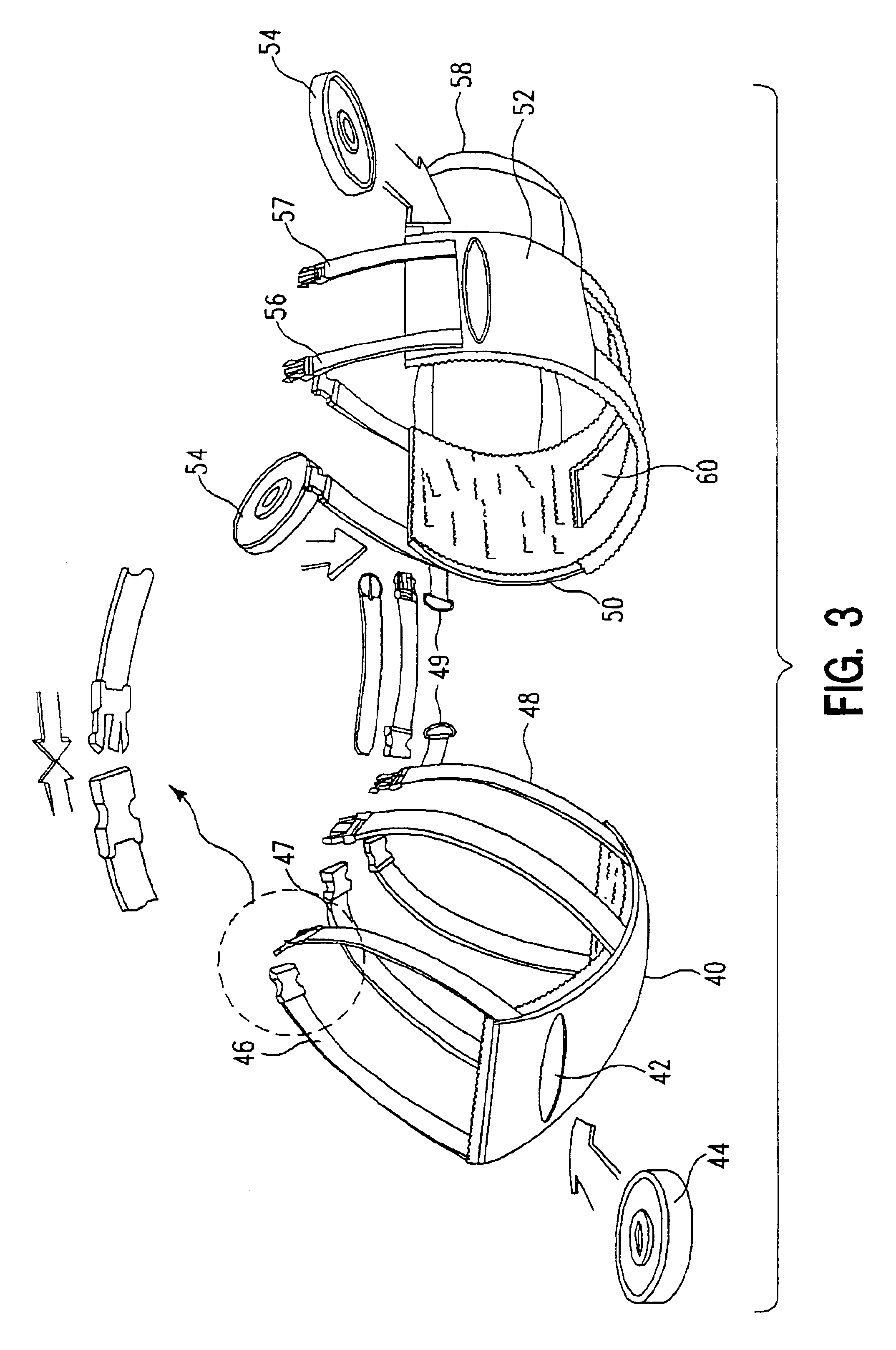 Exercise harness for an animal