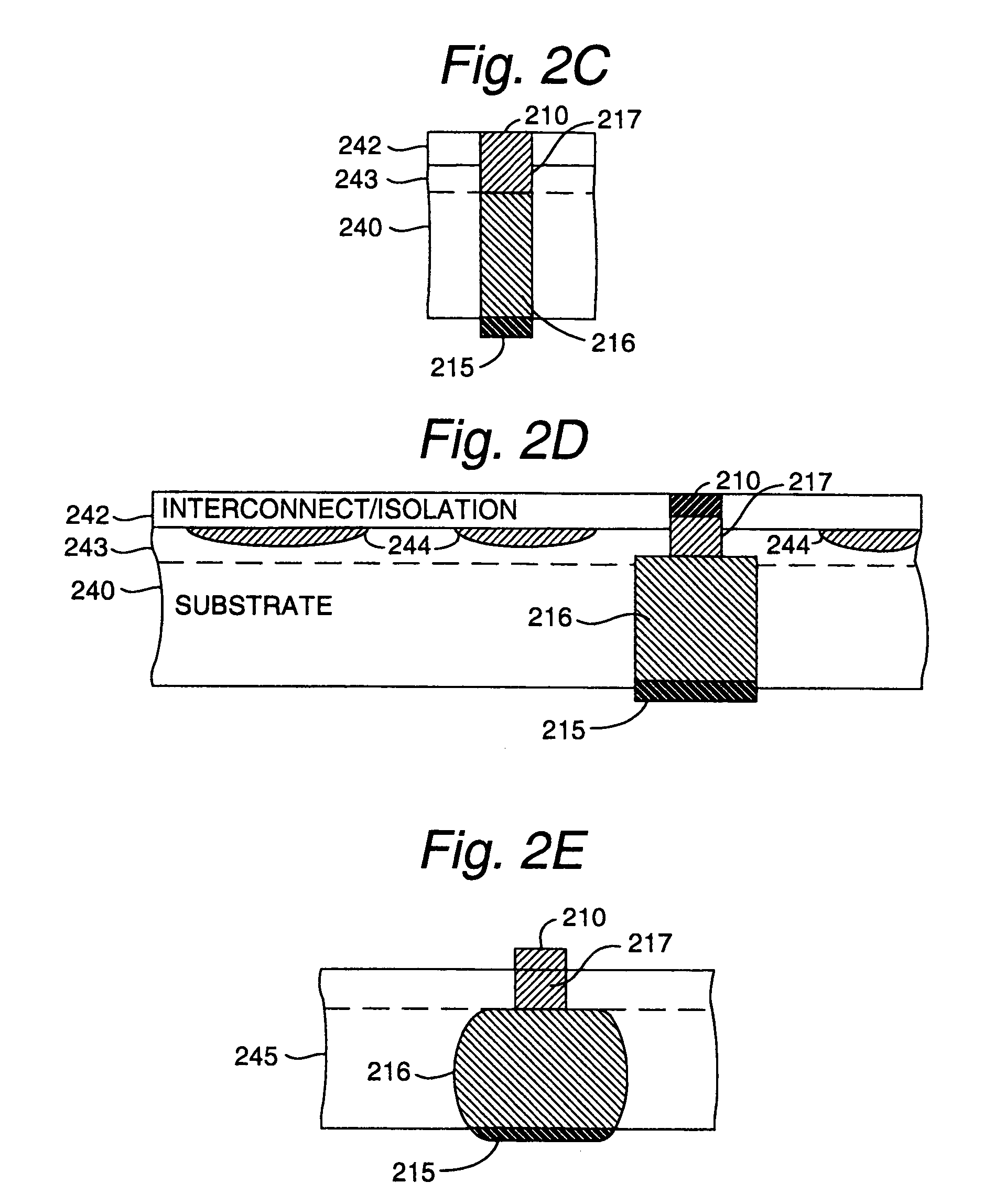 Integrated circuit with improved interconnect structure and process for making same